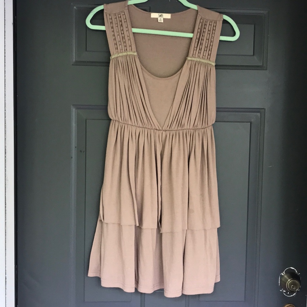 Taupe Grecian-esque Dress (very soft!)